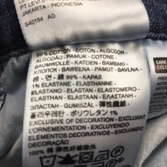 Levi’s 515 Boot Cut‎ Mid Rise Dark Wash Jeans Women’s Size 12 Short - Picture 6 of 6